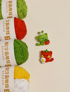 Lucky Clover Friends – Handmade Crochet Bunny & Fox Charms