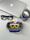 Crochet Cat Glasses Holder – Handmade Eyeglass Stand