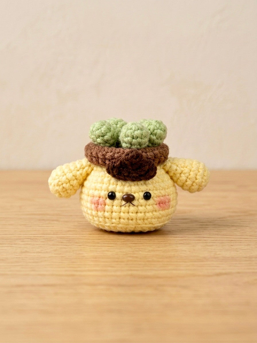 Crochet Flower Pot Dolls – Handmade Mini Plant Decor