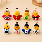 Crochet Soccer Duck Doll – Handmade Football Fan Plush