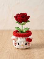 Crochet Flower Pot Dolls – Handmade Mini Plant Decor
