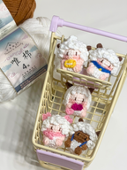 Crochet Sheep & Wolf Dolls – Handmade Amigurumi Collection