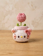 Crochet Flower Pot Dolls – Handmade Mini Plant Decor