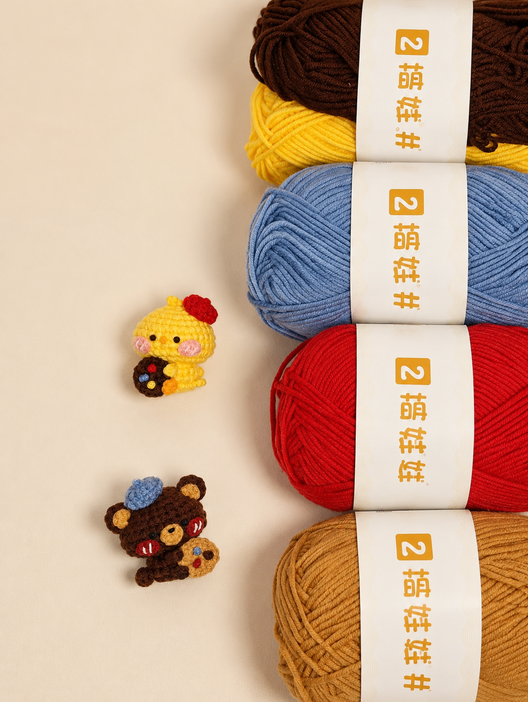 Lucky Clover Friends – Handmade Crochet Bunny & Fox Charms