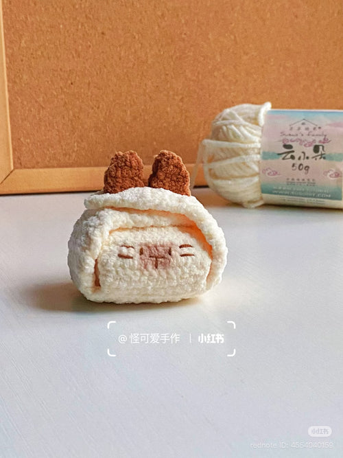 Crochet Bunny AirPods Case – Handmade Earbuds Cover