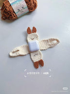 Crochet Bunny AirPods Case – Handmade Earbuds Cover