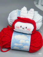 Crochet Bunny AirPods Case – Handmade Earbuds Cover