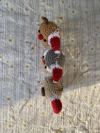 Christmas Crochet Keychain – Reindeer, Penguin & Capybara