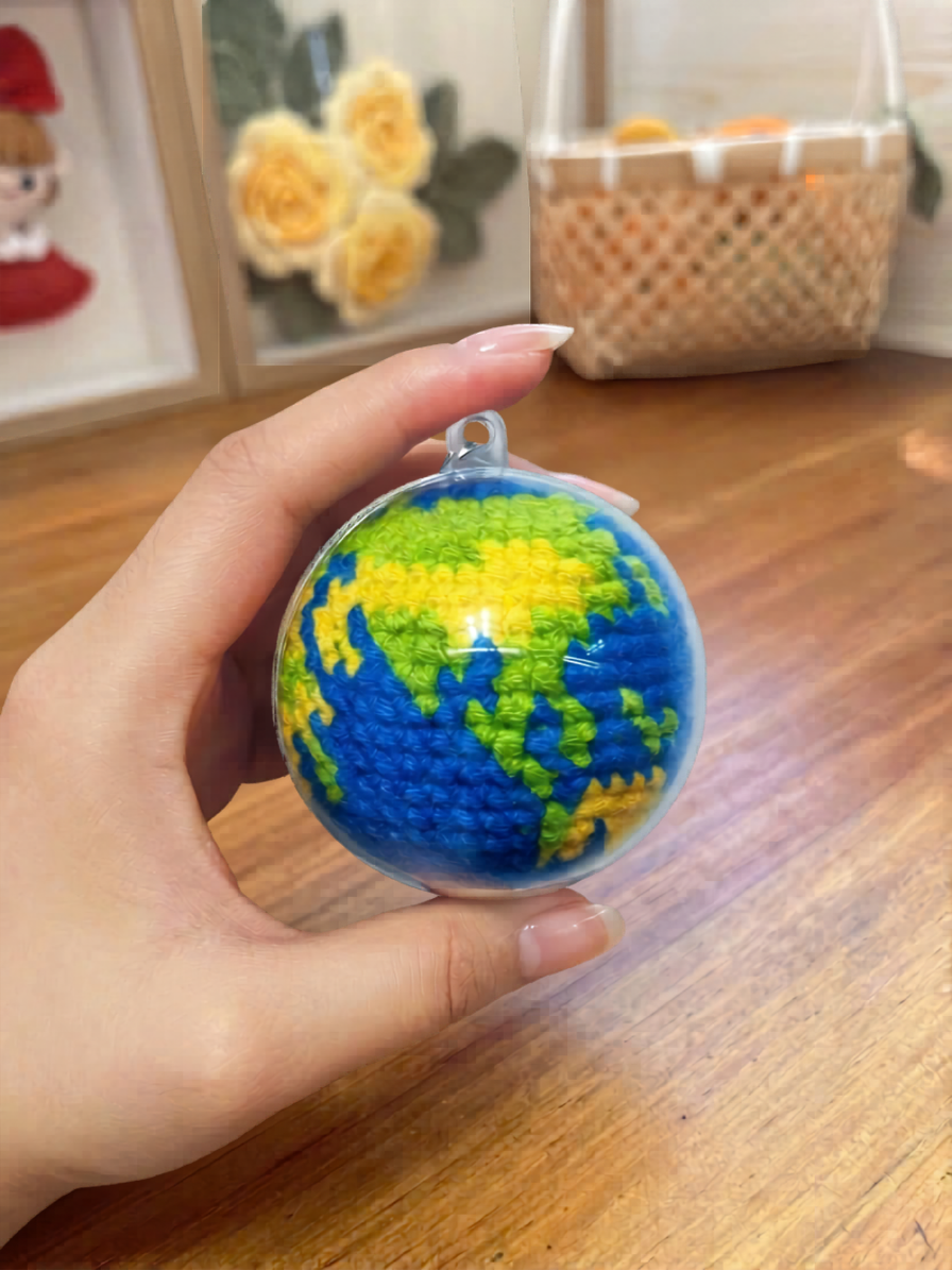 Little Earth – Handmade Crochet Globe