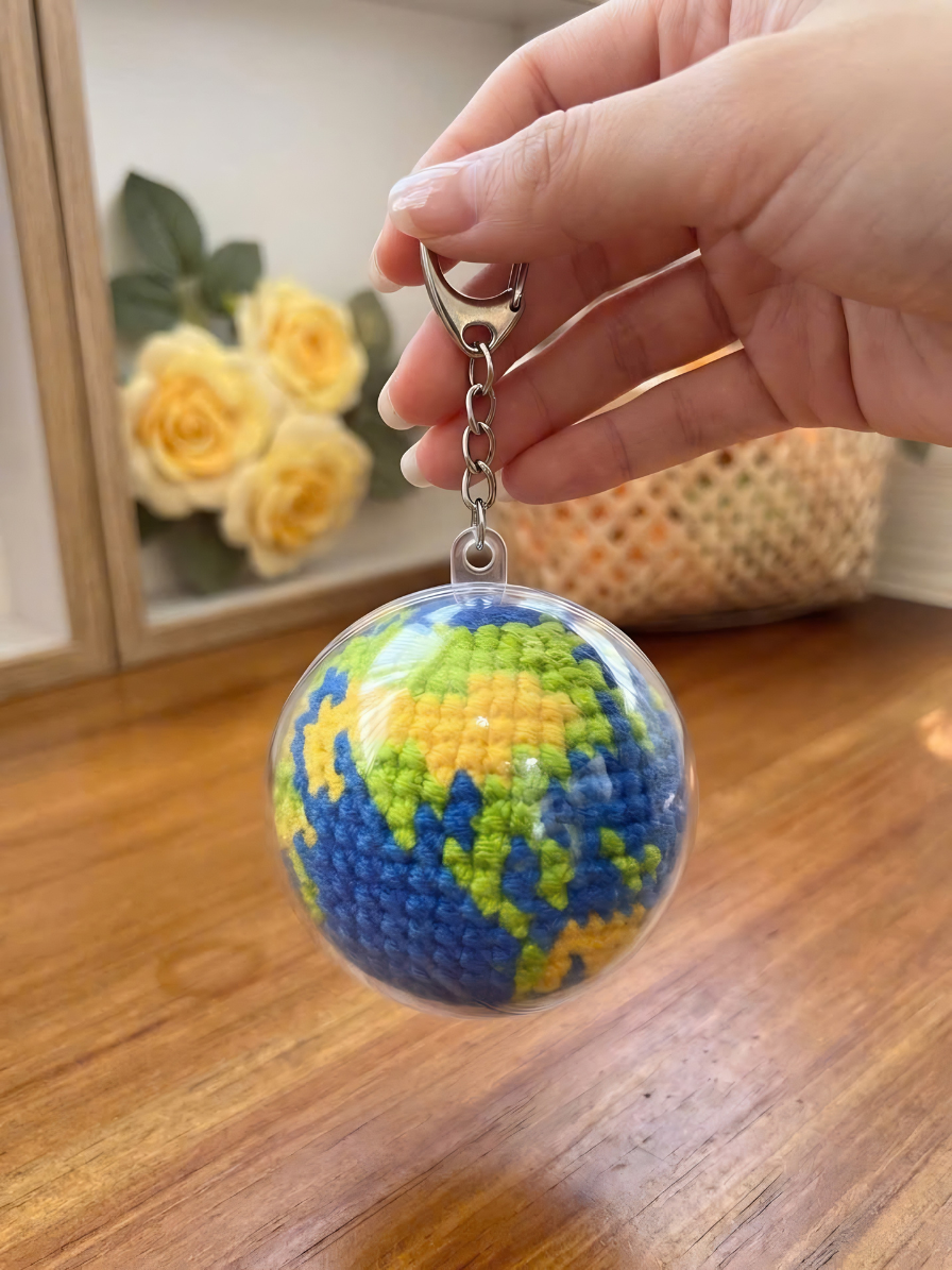 Little Earth – Handmade Crochet Globe