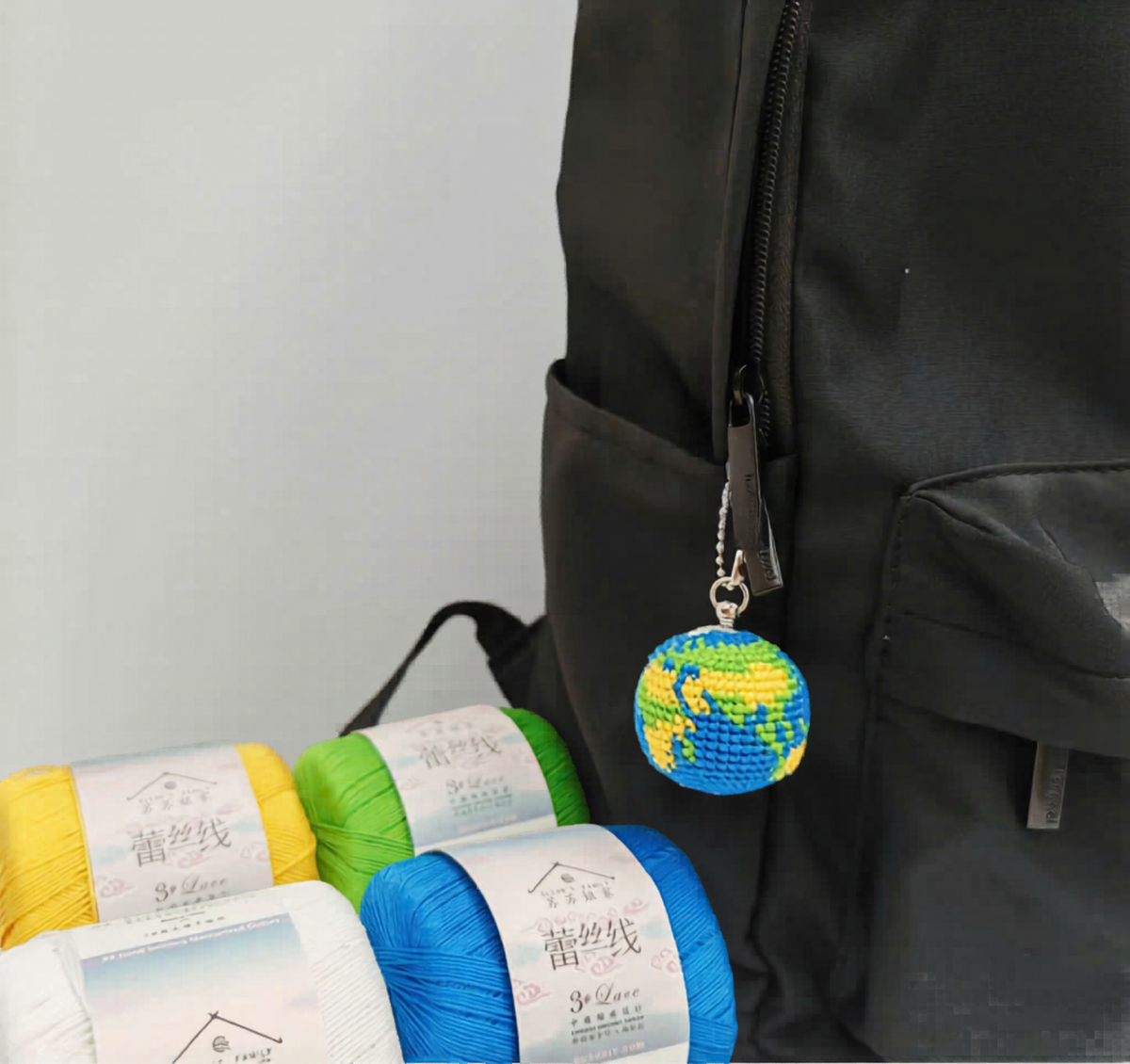 Little Earth – Handmade Crochet Globe