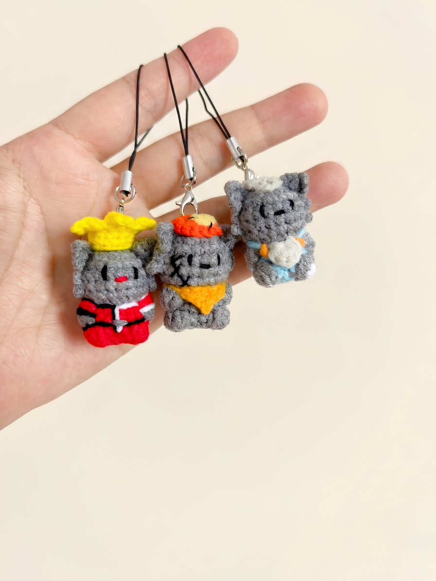 Crochet Sheep & Wolf Dolls – Handmade Amigurumi Collection