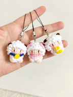 Crochet Sheep & Wolf Dolls – Handmade Amigurumi Collection