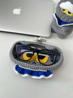 Crochet Cat Glasses Holder – Handmade Eyeglass Stand