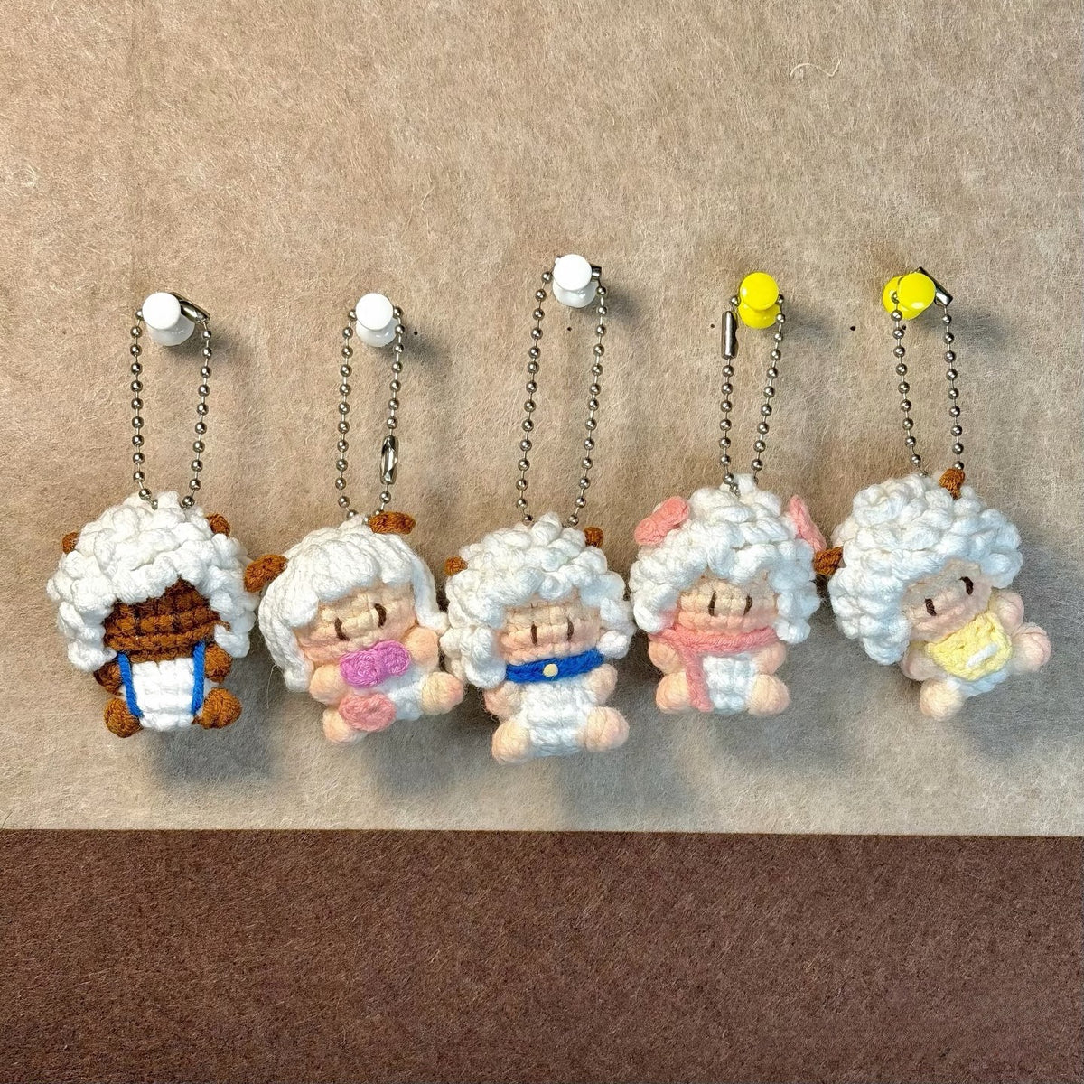 Crochet Sheep & Wolf Dolls – Handmade Amigurumi Collection