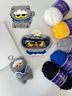 Crochet Cat Glasses Holder – Handmade Eyeglass Stand