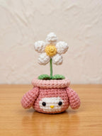 Crochet Flower Pot Dolls – Handmade Mini Plant Decor