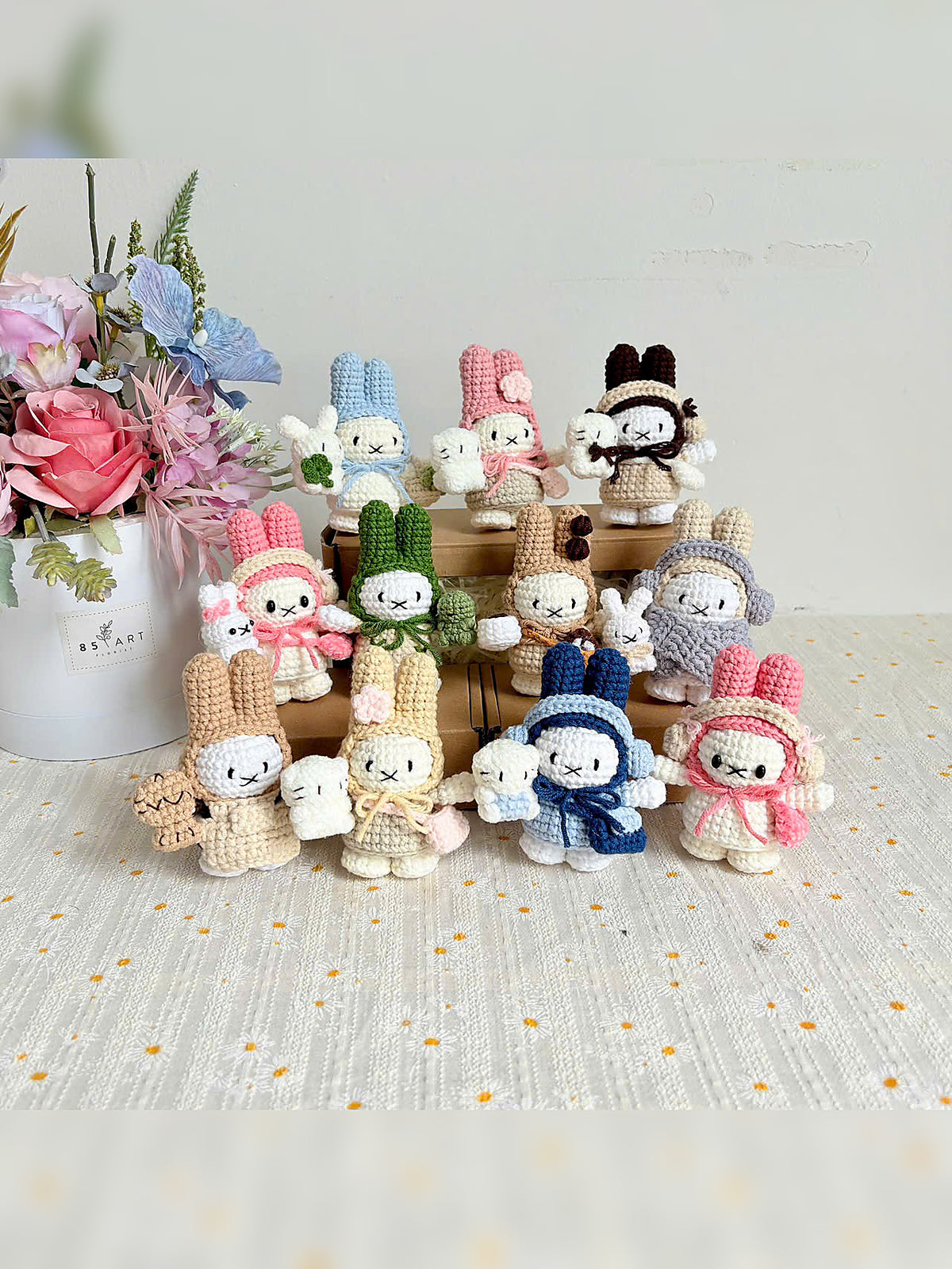 Cozy Adventure Bunny – Handmade Crochet Bunny Doll