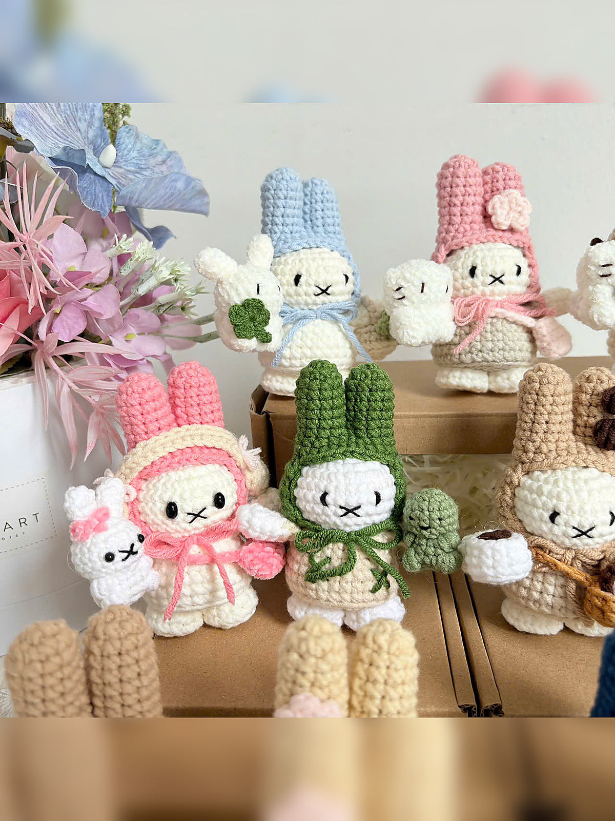 Cozy Adventure Bunny – Handmade Crochet Bunny Doll