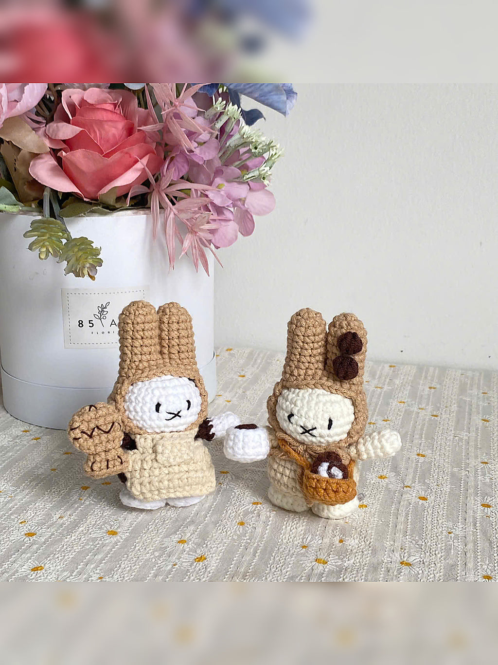 Cozy Adventure Bunny – Handmade Crochet Bunny Doll