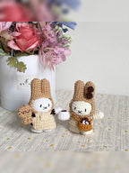 Cozy Adventure Bunny – Handmade Crochet Bunny Doll