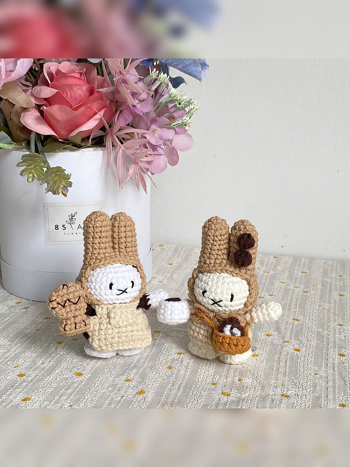 Cozy Adventure Bunny – Handmade Crochet Bunny Doll