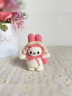 Cozy Adventure Bunny – Handmade Crochet Bunny Doll