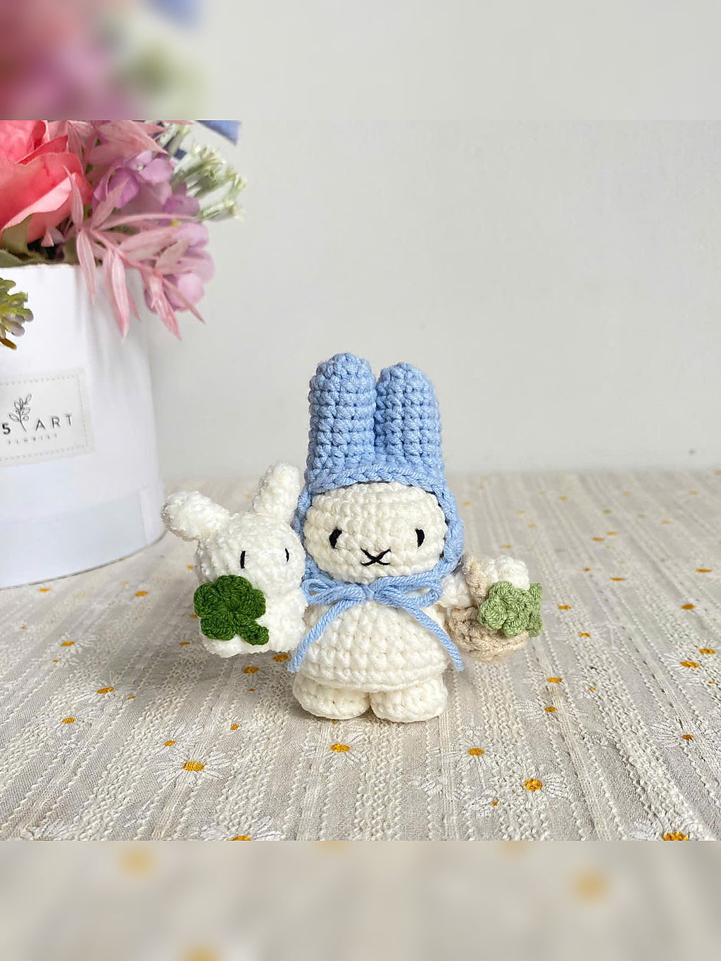 Cozy Adventure Bunny – Handmade Crochet Bunny Doll