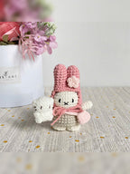 Cozy Adventure Bunny – Handmade Crochet Bunny Doll