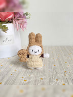 Cozy Adventure Bunny – Handmade Crochet Bunny Doll