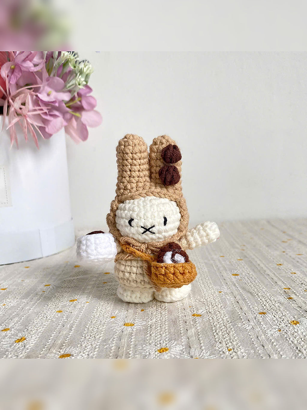 Cozy Adventure Bunny – Handmade Crochet Bunny Doll