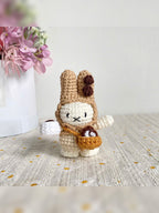 Cozy Adventure Bunny – Handmade Crochet Bunny Doll