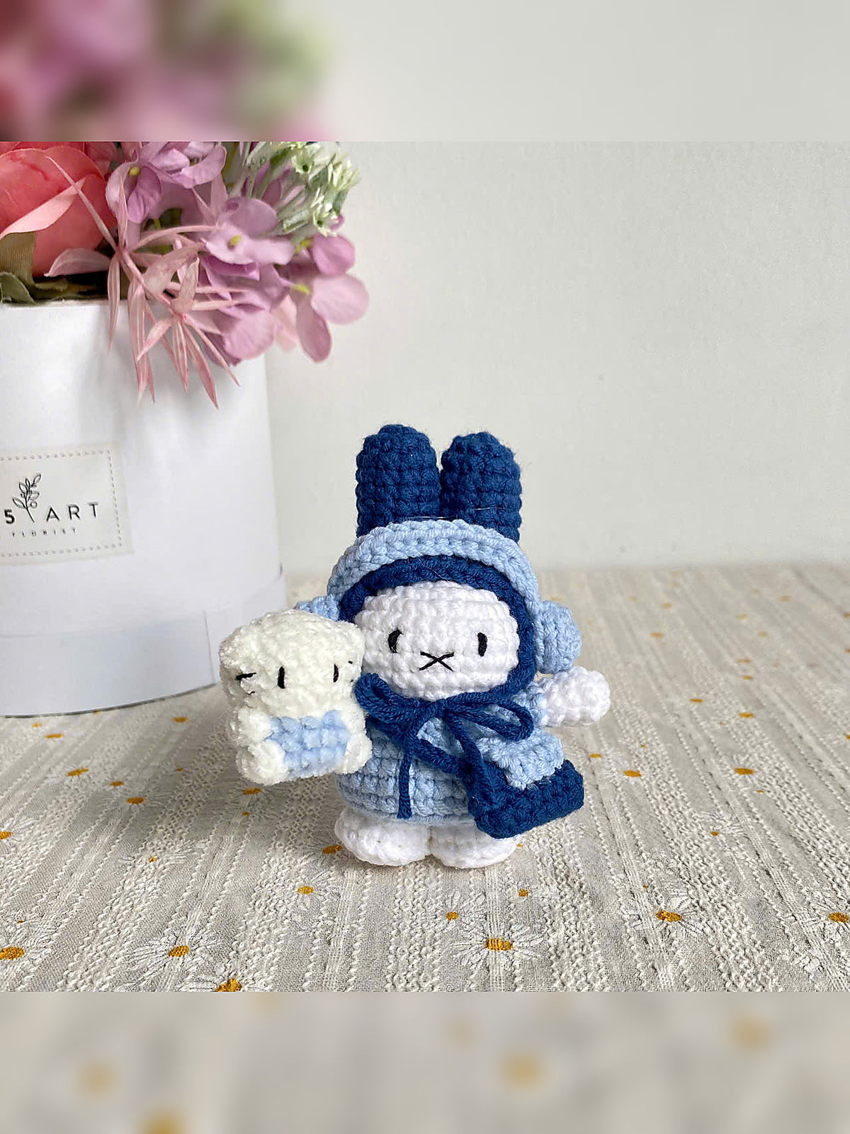 Cozy Adventure Bunny – Handmade Crochet Bunny Doll