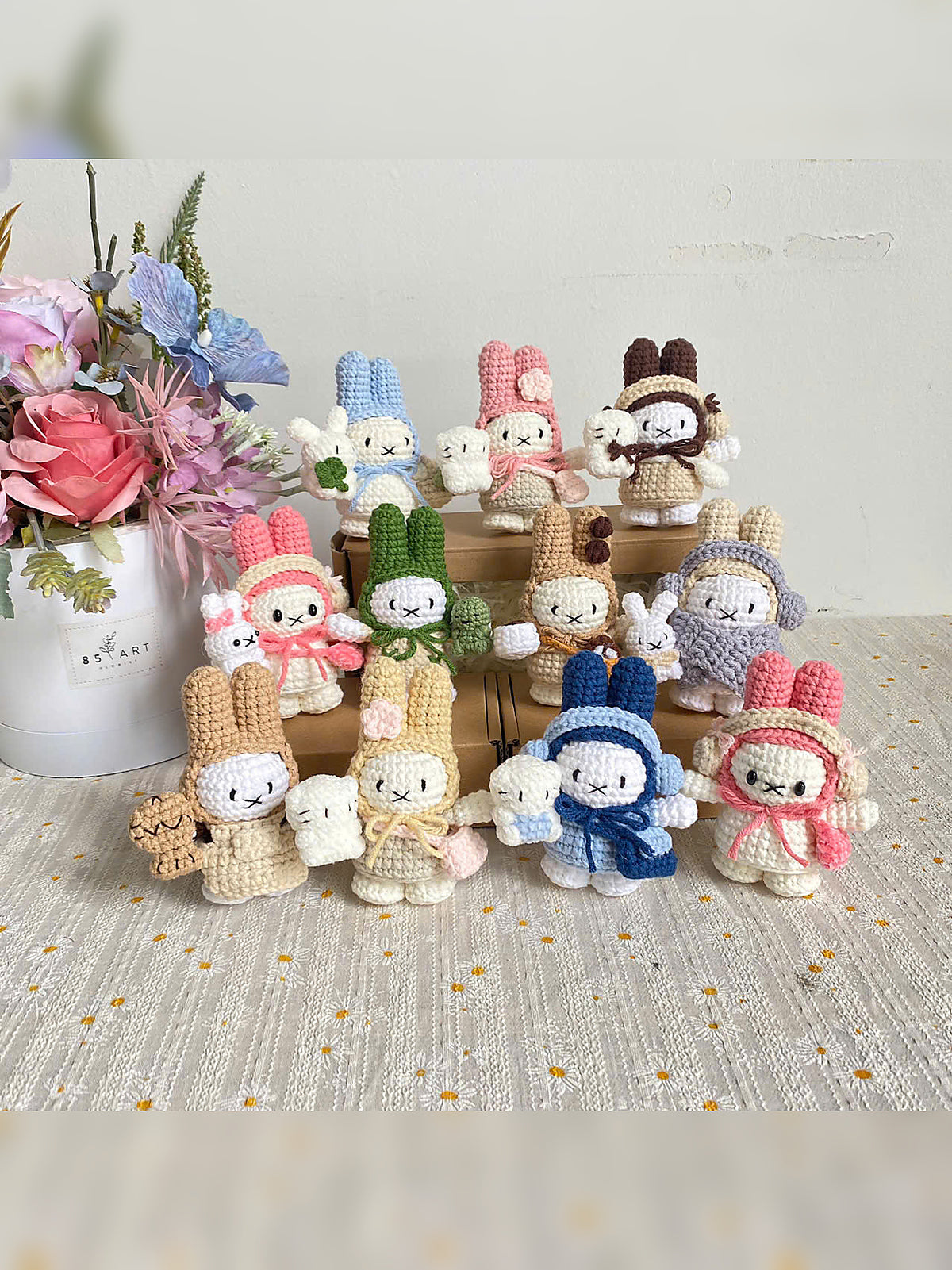 Cozy Adventure Bunny – Handmade Crochet Bunny Doll