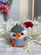 Christmas Crochet Keychain – Reindeer, Penguin & Capybara