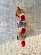 Christmas Crochet Keychain – Reindeer, Penguin & Capybara
