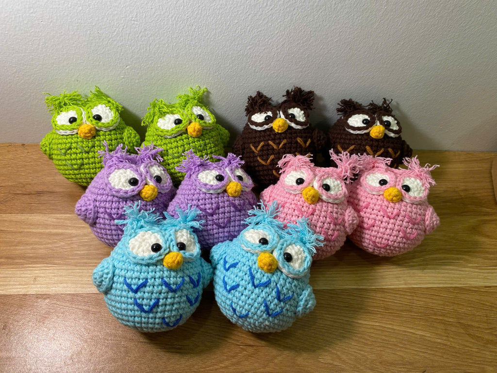 Crochet Owl Doll – Handmade Amigurumi Plush