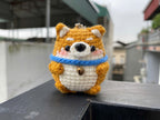 Little Pup Crochet Keychain