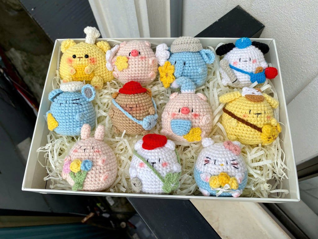Cozy Little Friends – Handmade Crochet Animal Dolls