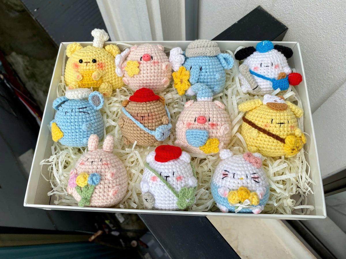Cozy Little Friends – Handmade Crochet Animal Dolls