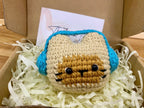 Crochet Cat Earbuds Case – Handmade Headphone Pouch