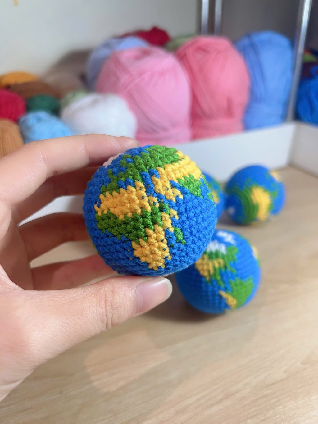 Little Earth – Handmade Crochet Globe