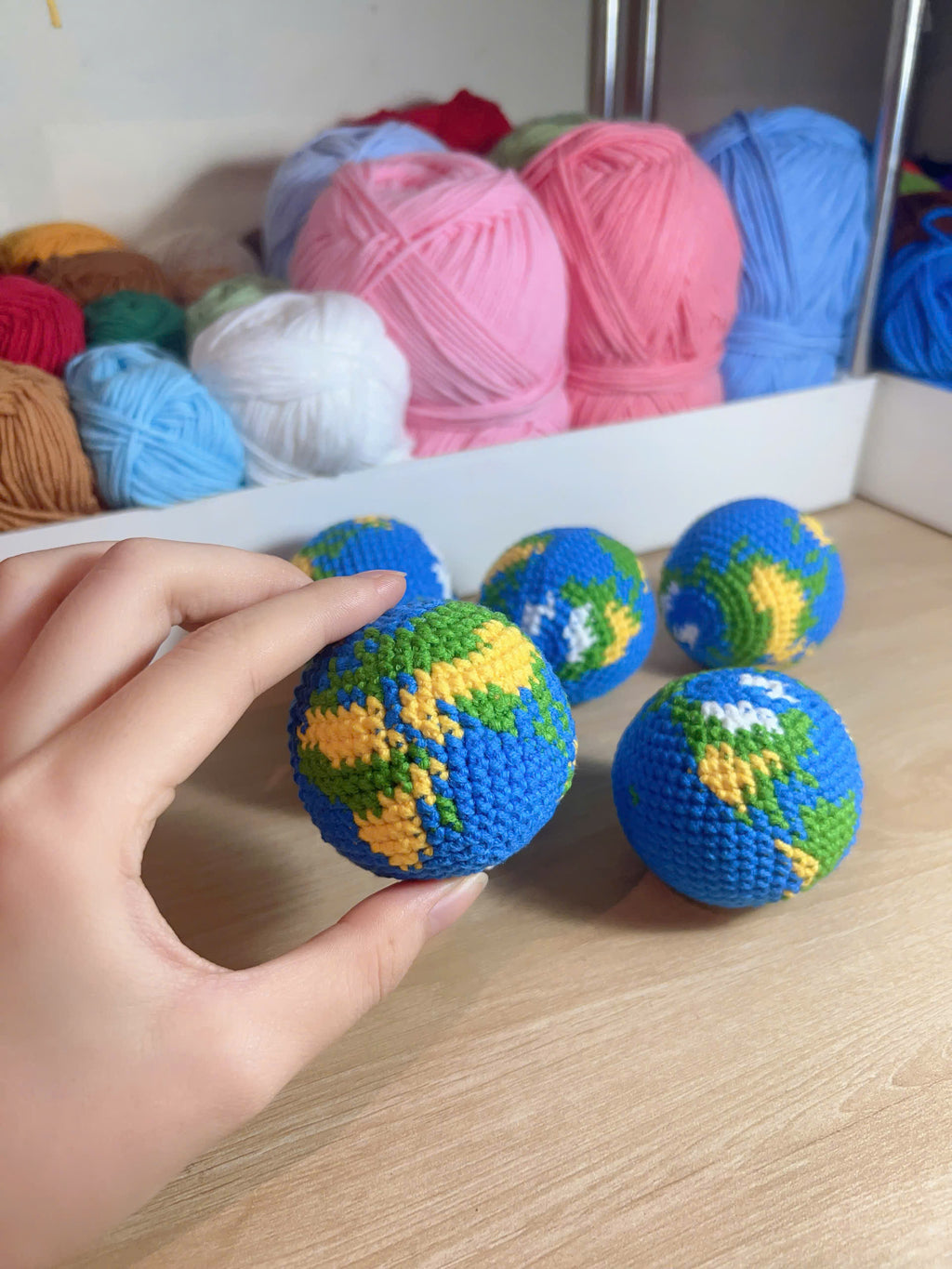 Little Earth – Handmade Crochet Globe