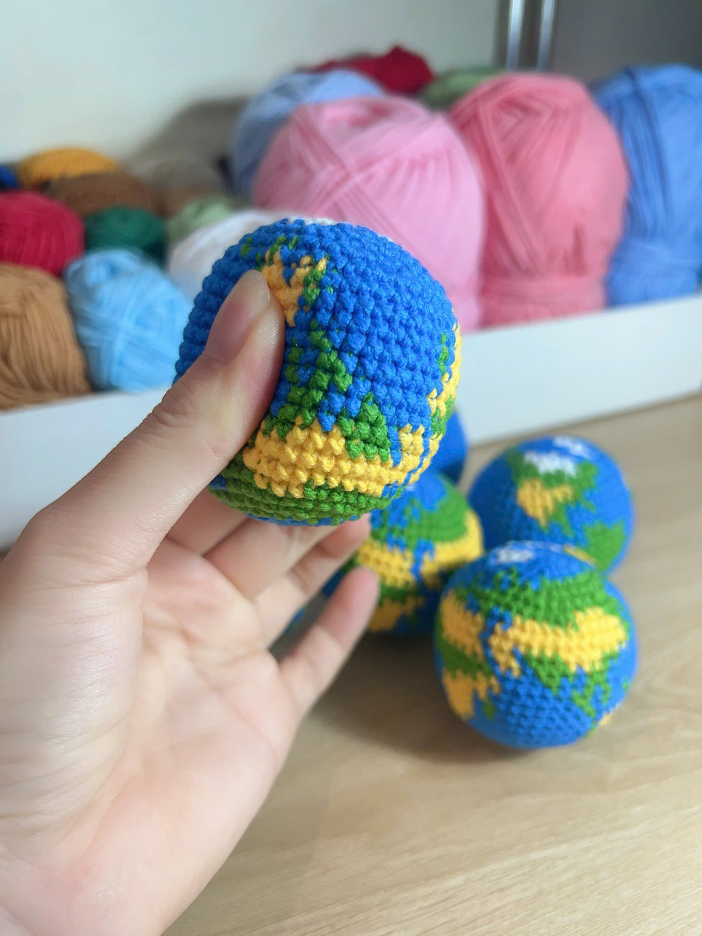 Little Earth – Handmade Crochet Globe