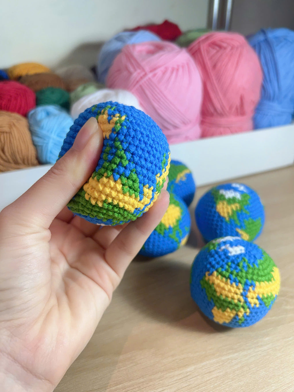 Little Earth – Handmade Crochet Globe