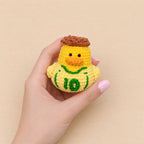 Crochet Soccer Duck Doll – Handmade Football Fan Plush