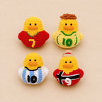 Crochet Soccer Duck Doll – Handmade Football Fan Plush