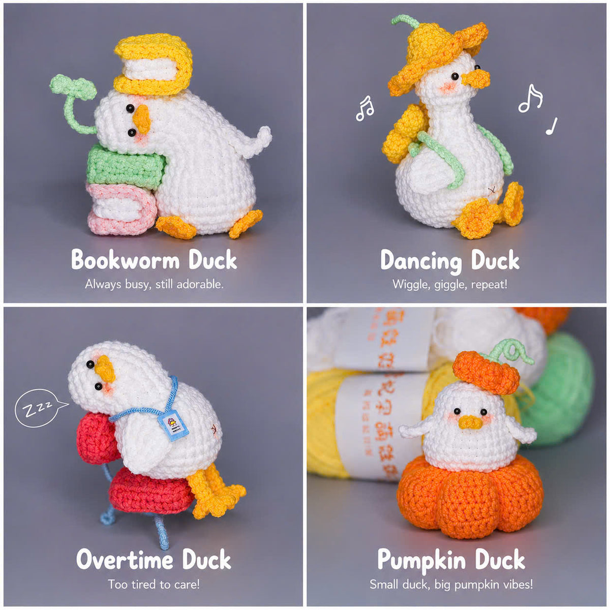 Funny Crochet Duck – Handmade Duck Figurine