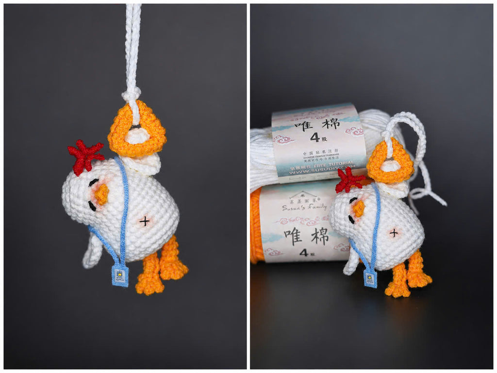 Funny Crochet Duck – Handmade Duck Figurine