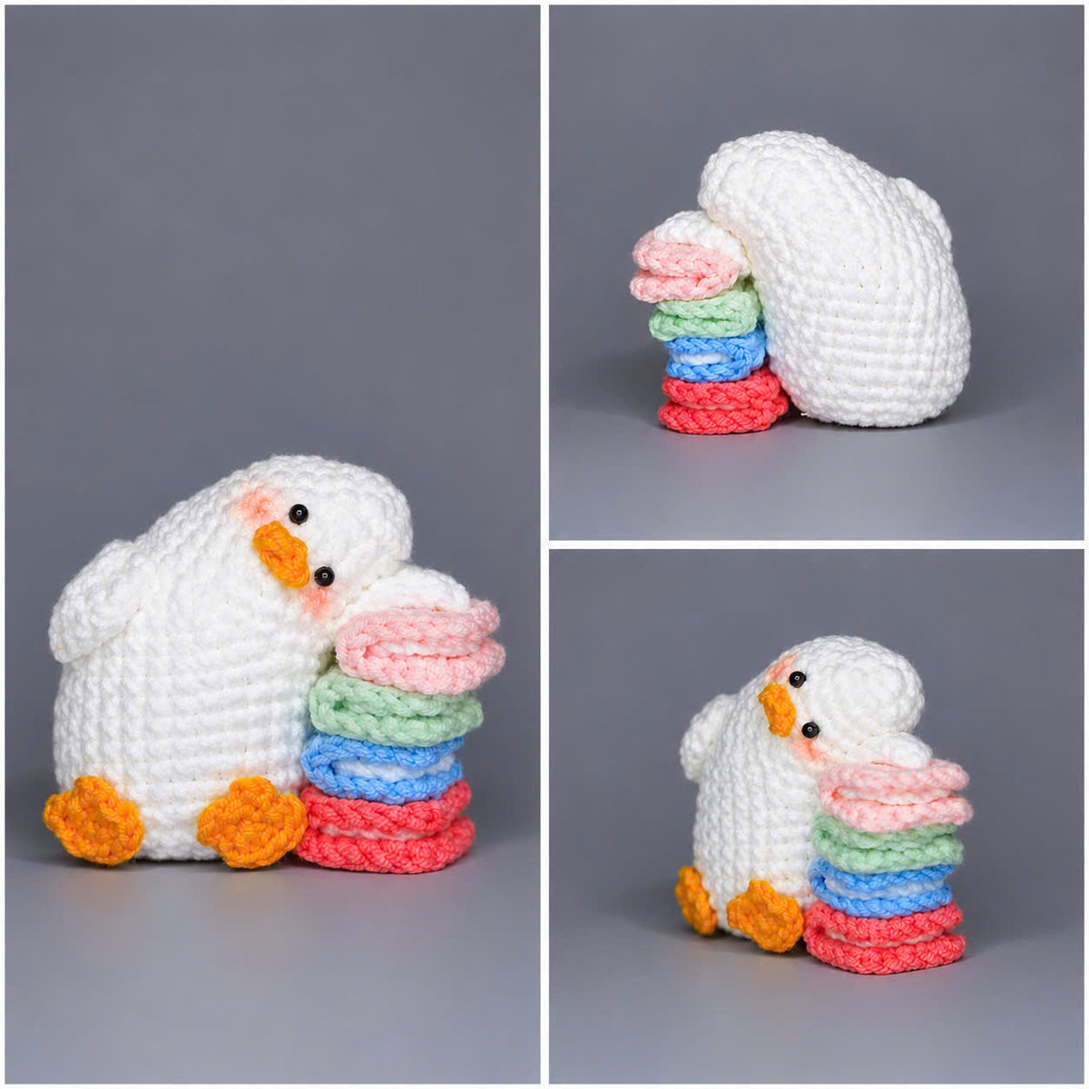 Funny Crochet Duck – Handmade Duck Figurine